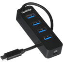 UNITEK HUB USB-C 4XUSB-A 3.1, ACTIVE, 10 WATT,H1117B
