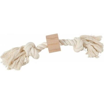 Jucarii animale ZOLUX WILD A rope toy, 2 knots, with a wooden disc