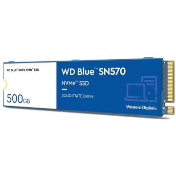 SSD Western Digital 500GB SN570 Blue NVMe PCIe M.2