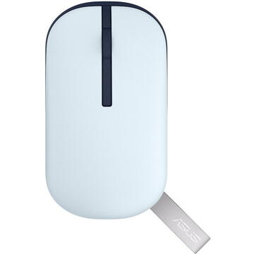 Mouse Asus Marshmallow MD100, USB Wireless/Bluetooth, Kit Quiet Blue and Solar Blue
