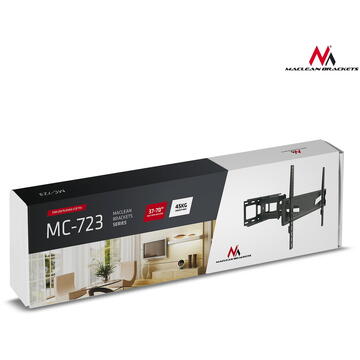 MACLEAN MC-723, 37" - 70", 45 Kg, Negru