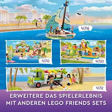 LEGO Friends - Aventura nautica a lui Stephanie 41716, 304 piese