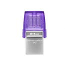 Memorie USB Kingston DataTraveler microDuo 3C 64GB USB-C/USB Purple
