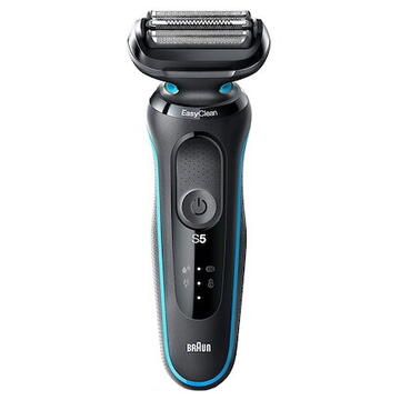 Aparat de barbierit Braun 51-M4500cs Wet & Dry Shaver, Black/Blue