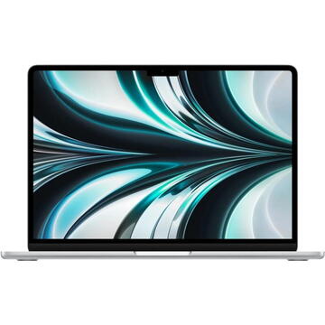 Notebook MacBook Air 13 with Liquid Retina (2022) 13.6" Apple M2 Octa Core 16GB 512GB SSD  Apple M2 10 Core Graphics macOS Monterey Int KB Silver