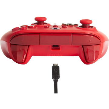 PowerA Enhanced Wired Controller for Xbox Series X|S, Gamepad (Red)