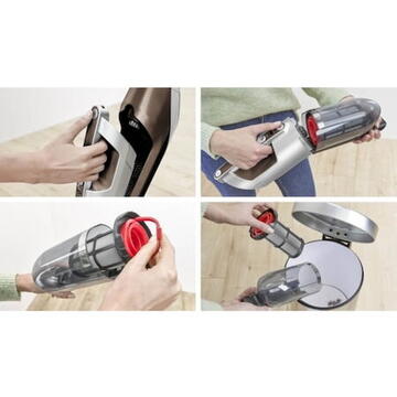 Aspirator Bosch BCH3K2852 Series 4 Vacuum cleaner, Handstick 2in1, Cordless, Operating time up to 55 min, Brown