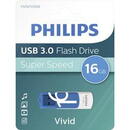 Memorie USB Philips FM16FD00B/00 USB 3.0 16GB Vivid Edition Ocean Blue