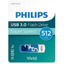 Memorie USB Philips FM51FD001B/00 USB 3.0 512GB Vivid Edition Spring Blue