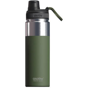 Asobu Alpine Flask Bottle Green,  0.53 L