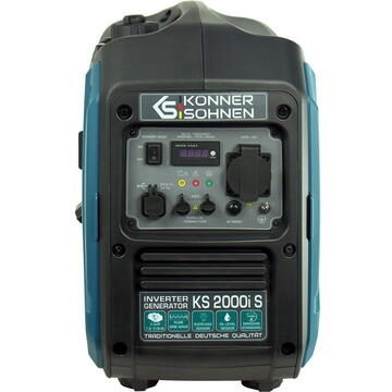 Generator curent digital insonorizat KÖNNER & SÖHNEN KS 2000i S , benzina, 2.0 kW, inverter, protectie suprasarcina