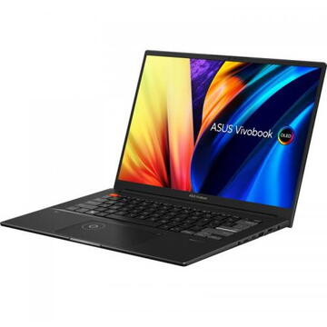 Notebook Asus VivoBook 14X N7401ZE-M9093X 14.5" 2.8K OLED Intel Core i7-12700H 16GB 512GB SSD nVidia GeForce RTX 3050 Ti 4GB Windows 11 Pro Black