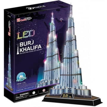CubicFun CUBIC FUN LED 306-20508 3D LED PUZZLE - BURJ KHALIFA