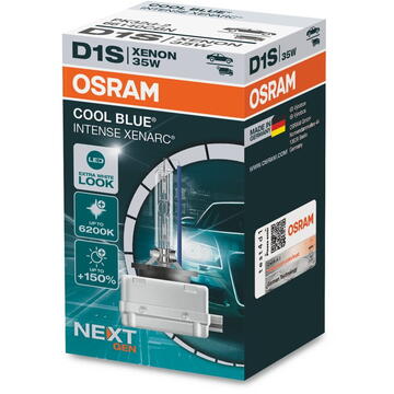 OSRAM XENARC COOL BLUE INTENSE (NEXT GEN) D1S DUO (66140CBN-HCB) CAR XENON HEADLIGHTS 2 pc(s)