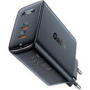 Incarcator de retea Wall charger Acefast A29 PD50W GAN 2x USB-C 50W (black)