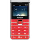 Telefon mobil Maxcom MM760 Dual SIM 2.3" Red, incarcare USB Type C + Casti CADOU