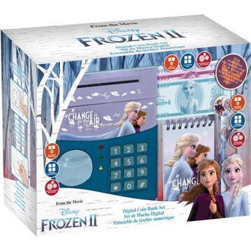 Pușculiță electronică Kids Euroswan pentru copii cu accesorii Frozen