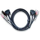 I/O ACC CABLE USB DVI KVM 1.8M/2L-7D02U ATEN