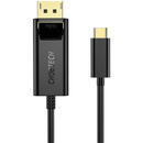Choetech XCP-1801BK USB-C to Display Port cable, unidirectional, 4K, 1.8m (black)