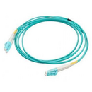 Nexans Patch cord | FO | 2 metri | LSZH | Aqua | LANmark | Multimode OM3 | Duplex LC-LC | SLimflex