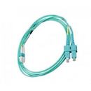 Nexans Patch cord | FO | 2 metri | LSZH | Aqua | LANmark | Multimode OM3 | Duplex LC-SC | Slimflex