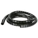 Organizator spiralat cabluri 7 - 40mm, black, (25m) -ELEMATIC "SP 6N"