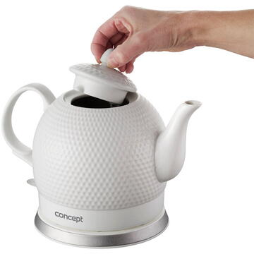 Fierbator Concept RK0050 electric kettle 1.2 L 1000 W White