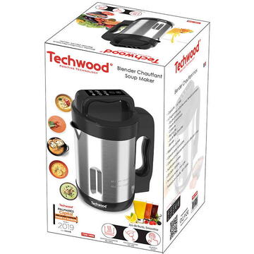 Techwood TSM-1656 stainless steel soup maker (black)