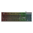 Tastatura mecanica de gaming Gamemax KG901 US RGB LED USB Black-Silver