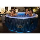 Bestway LAY-Z-SPA Hollywood AirJet whirlpool, 196cm x 66cm, swimming pool (multicolored/black, LED design with color change)