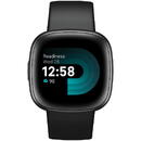 Smartwatch Fitbit Versa 4 Black/Graphite 1.58 inch Aluminum