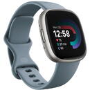 Smartwatch Fitbit Versa 4 Waterfall Blue 1.58 inch Platinum