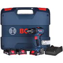 Bosch Professional GSR 18V-50, 18 V, 1800 RPM, 20+1 trepte torsiune, 35 mm diametru maxim gaurire, 3 acumulatori de 2 Ah, cutie de transport
