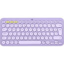 Tastatura Logitech K380, Bluetooth, Layout US, Lavender Lemonade