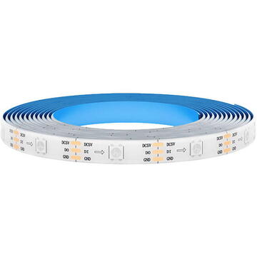 Banda LED RGBIC Sonoff L3-Pro, Wi-Fi, Bluetooth, sincronizare muzica, 30 LED/m, alimentare USB, 5m