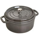 Tigai si seturi ZWILLING STAUB Cast iron round pot 40500-246-0 3.8l graphite