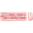 Tastatura Wireless keyboard + mouse set MOFII Bean 2.4G (Pink)