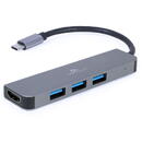 Gembird A-CM-COMBO2-01 USB Type-C 2-in-1 multi-port adapter (Hub + HDMI)