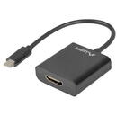 LANBERG USB-C ADAPTER 3.1 (M) -> HDMI (F) 15CM