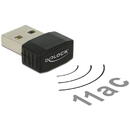 Delock Adaptor Nano WiFi USB 2.0 150Mb/s Negru