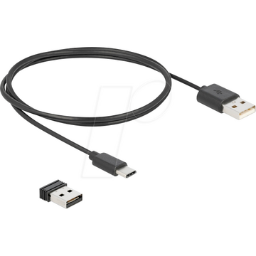 Delock Cititor coduri de bare 1D/2D 2.4GHz Bluetooth/USB Negru-Portocaliu