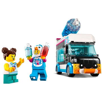 LEGO City - Camioneta-pinguin cu granita 60384, 194 piese