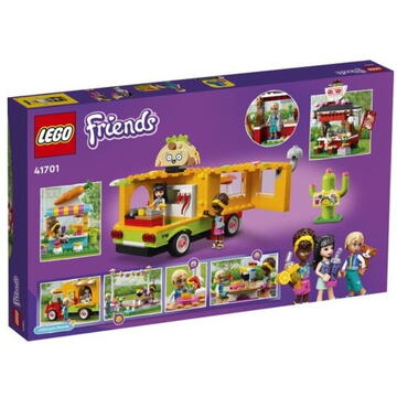 LEGO Friends - Piata cu mancare stradala 41701, 592 piese