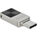 Memorie USB Delock Stick de memorie miniUSB 3.2Gen1 USB-C 128GB Alb.
