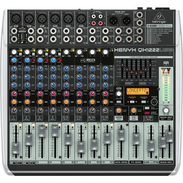 Consola DJ Behringer QX1222USB audio mixer 16 channels