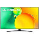 Televizor LED LG 43NANO763QA TV 109.2 cm (43") 4K Ultra HD Smart TV Wi-Fi Black