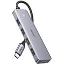 UGREEN USB 3.0 4 Ports Hub USB-C to 4x USB 3.0 + USB-C (Gray)