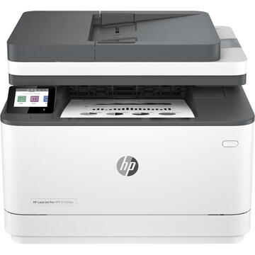 Imprimanta laser HP LaserJet Pro MFP 3102fdw Printer, Black and white, Printer for Small medium business, Print, copy, scan, fax, Two-sided printing; Scan to email; Scan to PDF