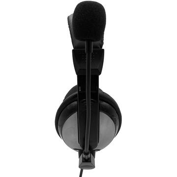 Casti MEDIA-TECH TURDUS MT3603 Headphones with microphone Wired Black