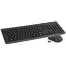 Tastatura OMEGA KIT OKM071 KEYBOARD + MOUSE fara FIR  - BLACK